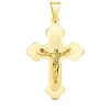 Cruz Cristo Trilobulada Oro Amarillo 18 Kilates 32 Mm<Alda Joyeros Cheap