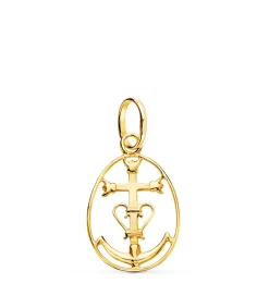 Cruz De Camarga Oro 18K 18Mm Cerco<Alda Joyeros Fashion