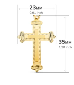 Cruz Diamantada Oro 18 K 35 Mm<Alda Joyeros Outlet