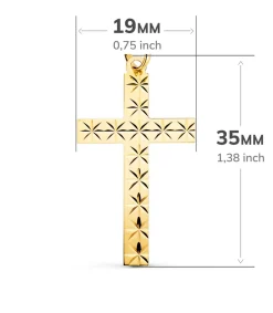 Cruz Estrellada Oro Amarillo 18K<Alda Joyeros Sale