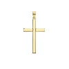 Cruz Lisa De Oro Amarillo 18 K 32 Mm<Alda Joyeros Hot