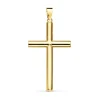 Cruz Lisa De Oro Amarillo 18 K 32 Mm<Alda Joyeros Cheap