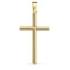 Cruz Lisa De Oro Amarillo 18 K 29 Mm<Alda Joyeros Cheap