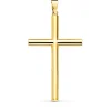 Cruz Lisa De Oro Amarillo 18 K 38 Mm<Alda Joyeros Fashion