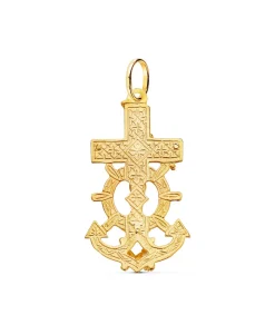 Cruz Marinera Cristo Oro 18K 35Mm<Alda Joyeros Best Sale