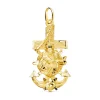 Cruz Marinera Virgen Del Carmen Oro 18K 40Mm<Alda Joyeros Hot