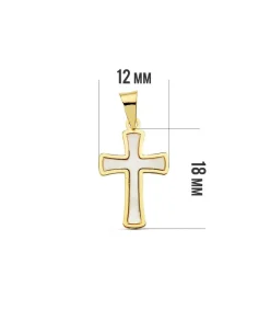 Cruz Nacar Oro Amarillo 18 Ktes<Alda Joyeros Shop