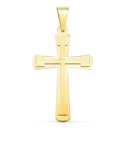 Cruz Oro Amarillo 18K 32 Mm<Alda Joyeros Shop