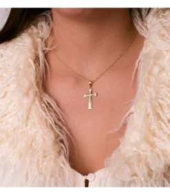 Cruz Oro Amarillo 18K 32 Mm<Alda Joyeros Shop