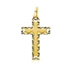 Cruz Plana Calada Oro 18 K 25 Mm<Alda Joyeros Outlet