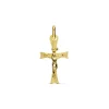 Cruz Plana Cristo De Oro 18K 22 Mm Laser<Alda Joyeros Best Sale