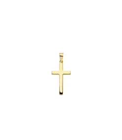 Cruz Plana Lisa 18 Ktes 22Mm<Alda Joyeros Outlet