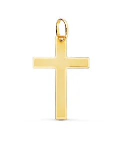 Cruz Plana Rectangular Oro 18K 29 Mm<Alda Joyeros Best
