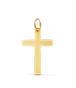 Cruz Plana Rectangular Oro 18K 26 Mm<Alda Joyeros Discount
