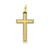 Cruz Tallada 18 K 25 Mm<Alda Joyeros Cheap