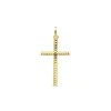 Cruz Tallada De Oro Amarillo 18 K 25 Mm<Alda Joyeros Outlet