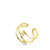 Ear Cuff Oro 18K Sand Zircon<Alda Joyeros Store