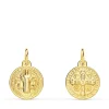 Escapulario San Benito Monje Oro Amarillo 18K 12Mm<Alda Joyeros Best