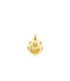 Escapulario V. Candelaria Y Corazon De Jesus Oro 18K 16 Mm<Alda Joyeros Best