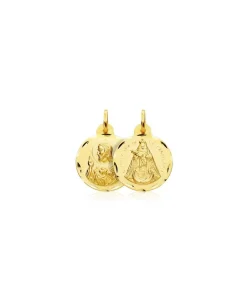 Escapulario V. Candelaria Y Corazon De Jesus Oro 18K 18 Mm<Alda Joyeros Flash Sale