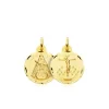 Escapulario V. Candelaria Y Cristo De La Laguna Oro 18K 18 Mm<Alda Joyeros Sale
