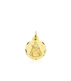 Escapulario V. Candelaria Y Cristo De La Laguna Oro 18K 16 Mm<Alda Joyeros Fashion