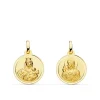 Escapulario V. Carmen Y C. Jesus Oro 18K 16 Mm Bisel<Alda Joyeros Outlet