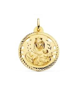 Escapulario V. Carmen Y C. Jesus Oro 18K 28 Mm Calado<Alda Joyeros Outlet