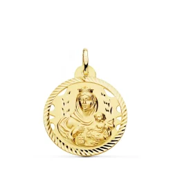 Escapulario V. Carmen Y C. Jesus Oro 18K 26 Mm Calado<Alda Joyeros Fashion