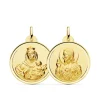 Escapulario V. Carmen Y C. Jesus Oro 18K 26 Mm Bisel<Alda Joyeros Sale