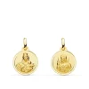 Escapulario V. Carmen Y C. Jesus Oro 18K 14 Mm Bisel<Alda Joyeros Discount
