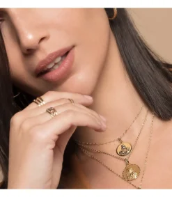 Escapulario V. Carmen Y C. Jesus Oro 18K 20Mm Tallado<Alda Joyeros Outlet