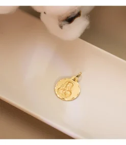 Escapulario V. Carmen Y C. Jesus Oro 18K 20Mm Tallado<Alda Joyeros Outlet