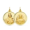 Escapulario V. Carmen Y C. Jesus Oro 18K 28 Mm Bisel<Alda Joyeros Flash Sale
