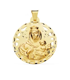 Escapulario V. Carmen Y C. Jesus Oro 18K 42 Mm Calado<Alda Joyeros Hot