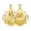 Escapulario V. Carmen Y C. Jesus Oro 18 K 42 Mm Pandereta<Alda Joyeros Flash Sale
