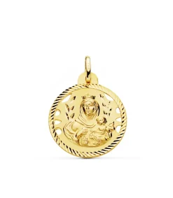 Escapulario V. Carmen Y C. Jesus Oro 18K 24 Mm Calado<Alda Joyeros Outlet