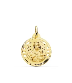 Escapulario V. Carmen Y C. Jesus Oro 18K 22 Mm Calado<Alda Joyeros Cheap