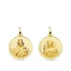 Escapulario V. Carmen Y C. Jesus Oro 18K 18 Mm Bisel<Alda Joyeros Clearance