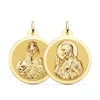 Escapulario V. Carmen Y C. Jesus Oro 18K 30 Mm Brillo<Alda Joyeros Shop