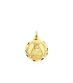 Escapulario V. De La Cabeza De Zujar Y Corazon De Jesus Oro 18K 18 Mm<Alda Joyeros New