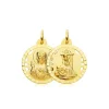 Escapulario V. De Las Angustias Y Corazon De Jesus Oro 18K 22 Mm Calado<Alda Joyeros New
