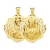 Escapulario V. Del Carmen Y Corazon De Jesus Oro 18K 42Mm<Alda Joyeros Shop