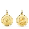 Escapulario V. Del Pilar Y C. Jesus Oro 18K 18 Mm<Alda Joyeros Clearance