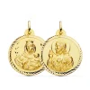 Escapulario Virgen Carmen Y Corazon Jesus Medalla Oro 18K Helice 28 Mm<Alda Joyeros Store