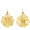 Escapulario Virgen Macarena Y Cristo Del Gran Poder 18K 20Mm<Alda Joyeros Best Sale