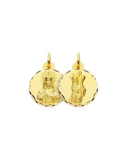 Escapulario Virgen Macarena Y Cristo Del Gran Poder 18K 17Mm<Alda Joyeros Discount