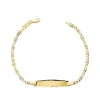 Esclava 1 Comunion Oro 18 K Eslabones Con Circonitas<Alda Joyeros Sale