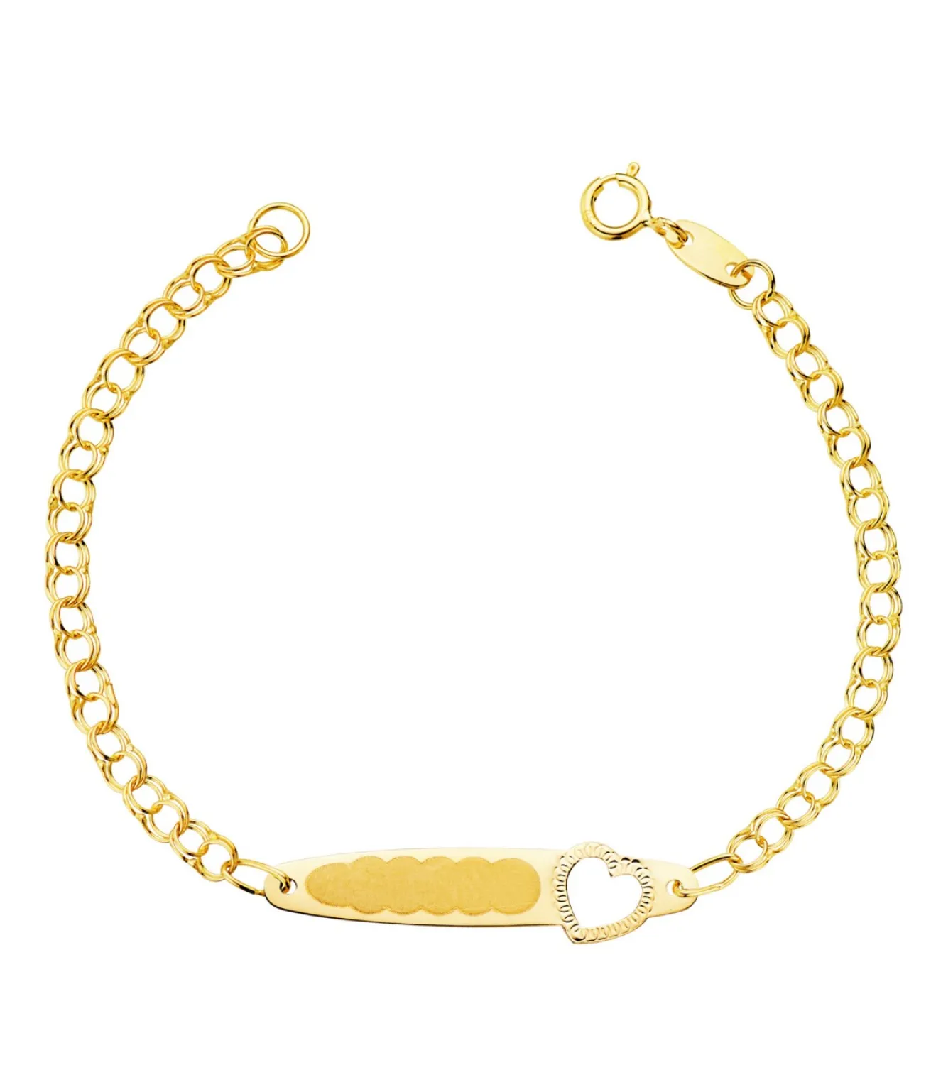 Esclava Bebé Corazon Oro 18K 13Cm<Alda Joyeros Cheap