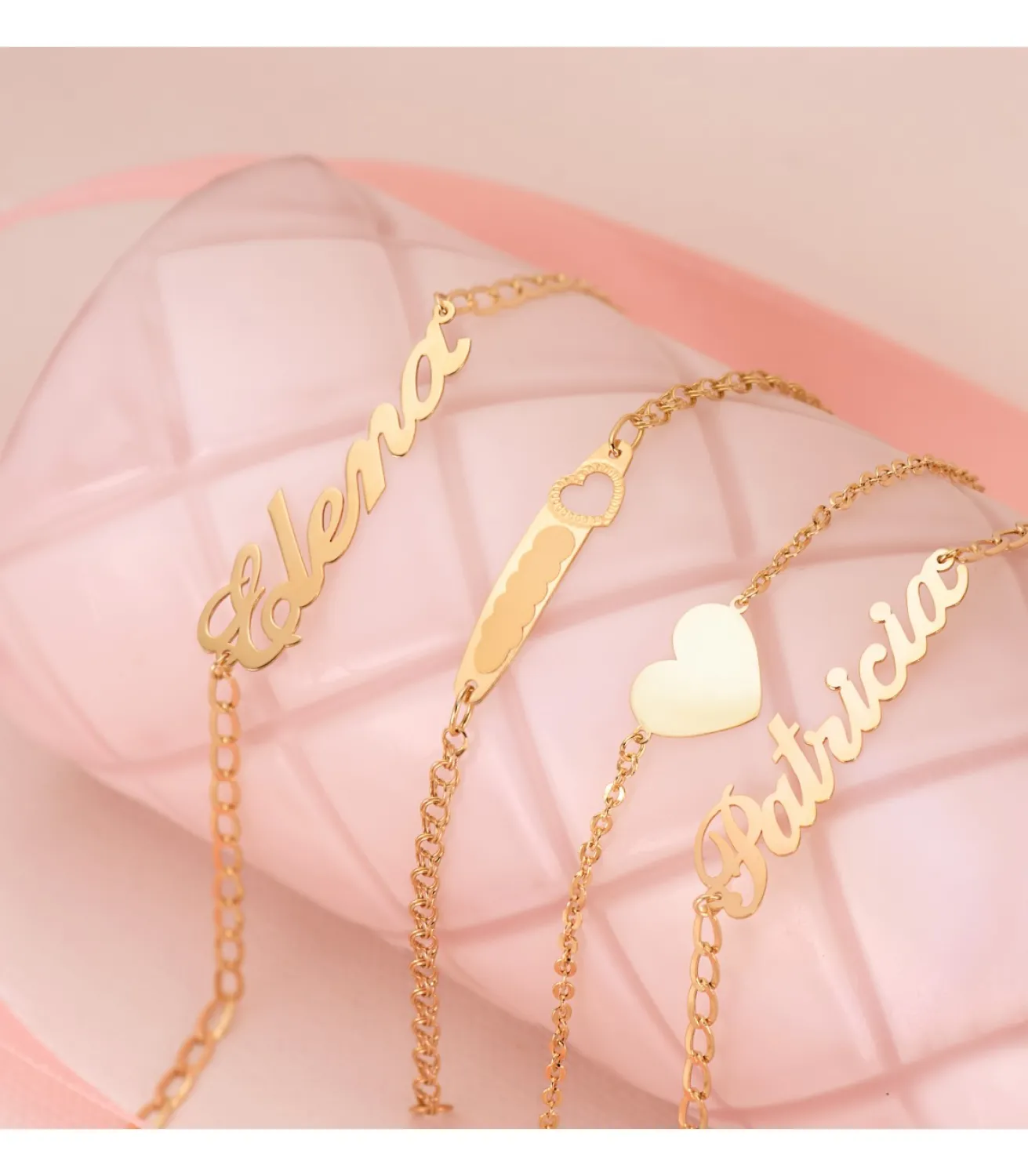 Esclava Bebé Corazon Oro 18K 13Cm<Alda Joyeros Cheap